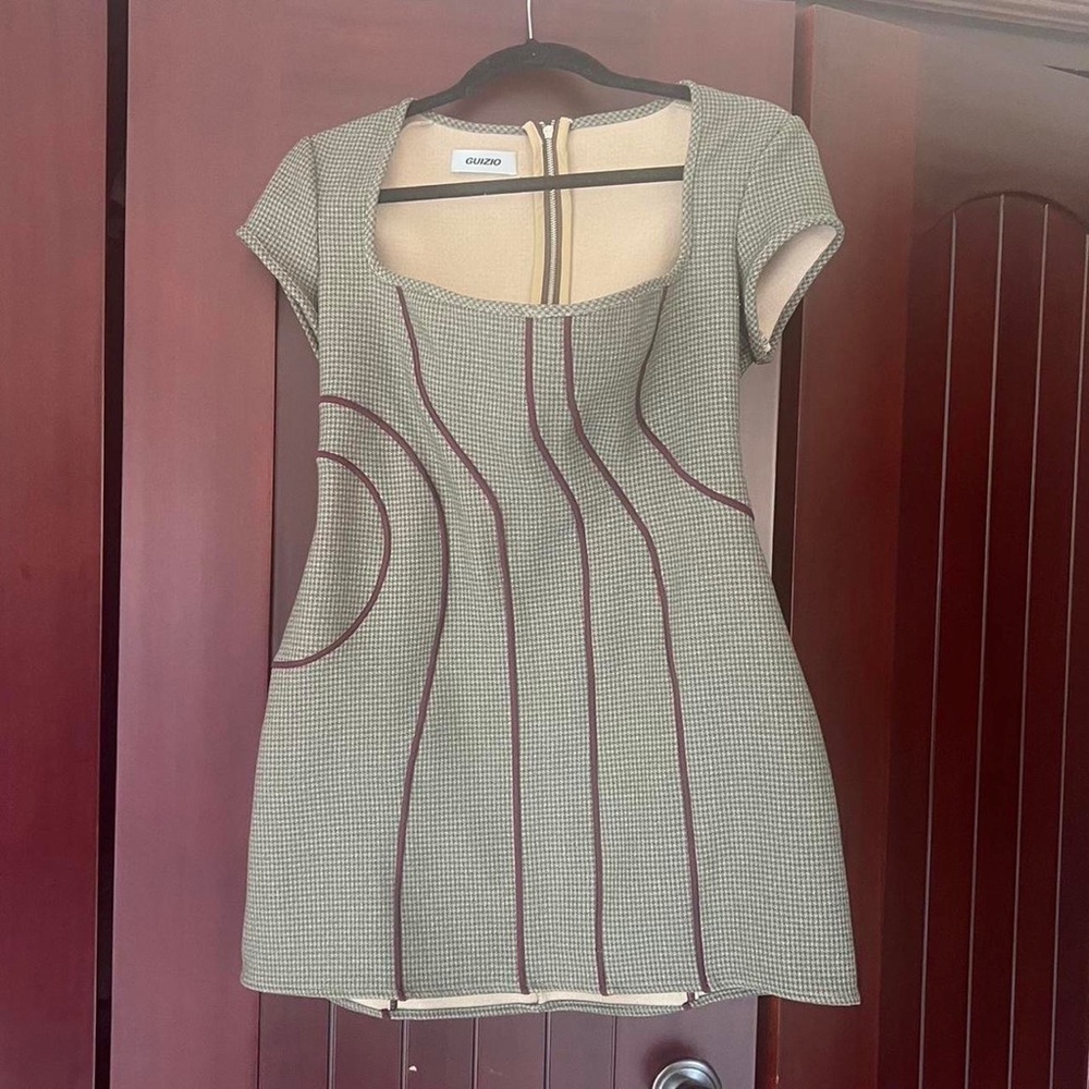 DANIELLE GUIZIO SWIRL SEAM MINI DRESS the most iconic dress ever. - Picture 3 of 3